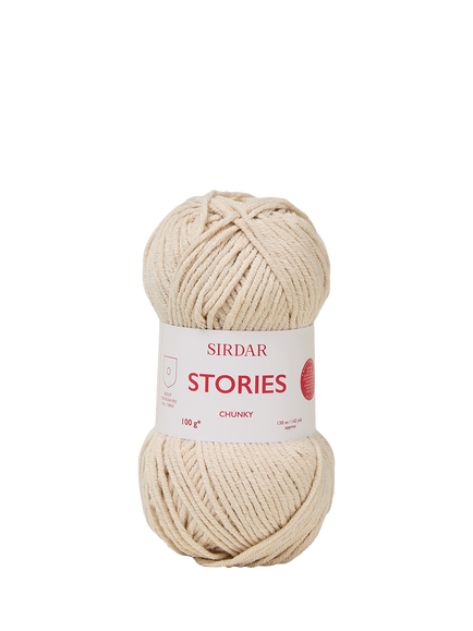 Sirdar Stories Chunky Knitting and Crochet Yarn, 100g, Sandy Toes