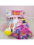 Barbie Reversible Duvet Cover and Pillowcase Set, Single, Multi