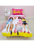 Barbie Reversible Duvet Cover and Pillowcase Set, Single, Multi