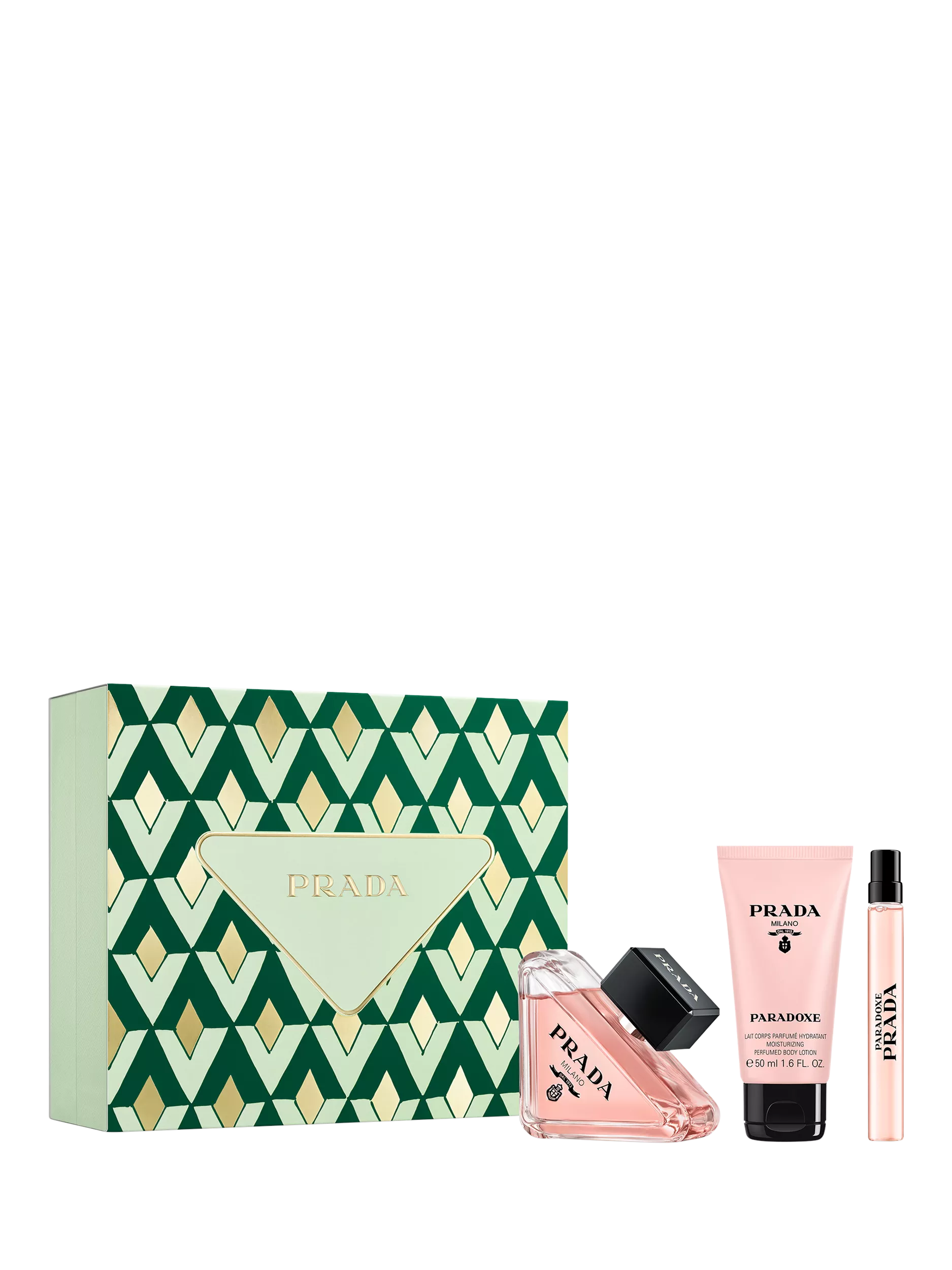 PRADA PARADOXE オーデパルファム 専用ポーチ付き Prada Paradoxe Eau de Parfum 90ml Holiday Fragrance Gift Set​