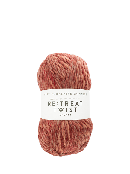 West Yorkshire Spinners Re:Treat Chunky Twist Yarn, 100g, Red Multi