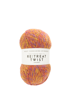West Yorkshire Spinners Re:Treat Chunky Twist Yarn, 100g, Brown