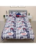 Stranger Things Reversible Duvet Cover and Pillowcases Set, Double, Multi