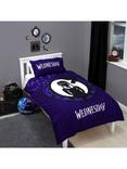 Wednesday Reversible Duvet Cover and Pillowcase Set, Single, Multi