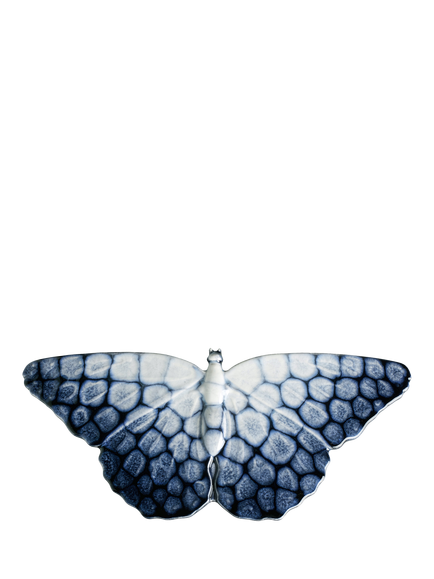 Poole Pottery Earthenware Butterfly Ornaments, Set of 2, Ocean - view 2, Ocean