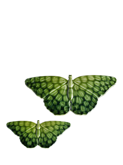 Poole Pottery Earthenware Butterfly Ornaments, Set of 2, Maya, Maya