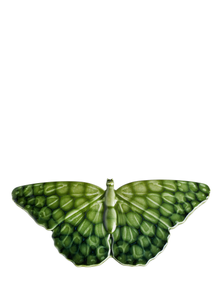 Poole Pottery Earthenware Butterfly Ornaments, Set of 2, Maya - view 2, Maya