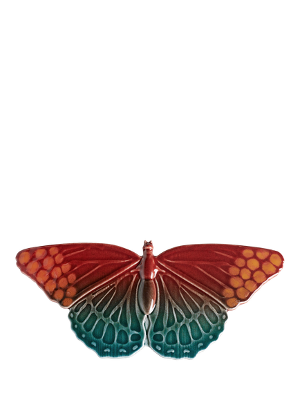 Poole Pottery Earthenware Butterfly Ornaments, Set of 2, Horizon - view 2, Horizon