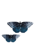 Poole Pottery Earthenware Butterfly Ornaments, Set of 2, Celestial