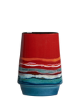 Poole Pottery Keystone Earthenware Vase, H26cm, Horizon