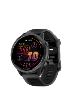 Garmin Forerunner 570 GPS Running Smartwatch, 47mm, Slate Grey