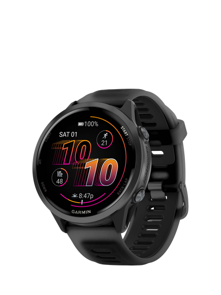 Garmin Forerunner 570 GPS Running Smartwatch, 47mm, Slate Grey