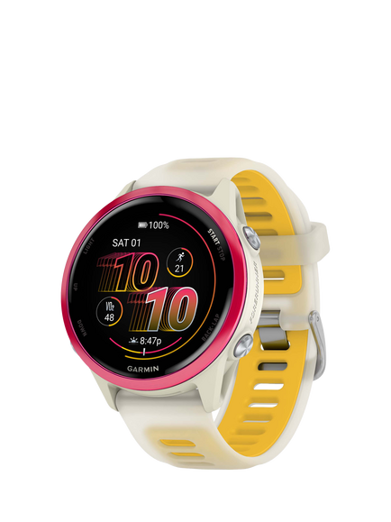 Garmin Forerunner 570 GPS Running Smartwatch, 42mm, Raspberry