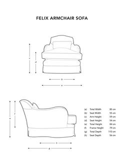 John Lewis x Sophie Conran Felix Armchair - view 2, Bruges Sage