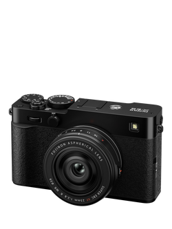 Fujifilm X-E5 Compact System Camera with XF 23mm Lens, 4K Ultra HD, 40.2MP, Wi-Fi, Bluetooth, OLED EVF, 3" LCD Tilting Touch Screen, Black