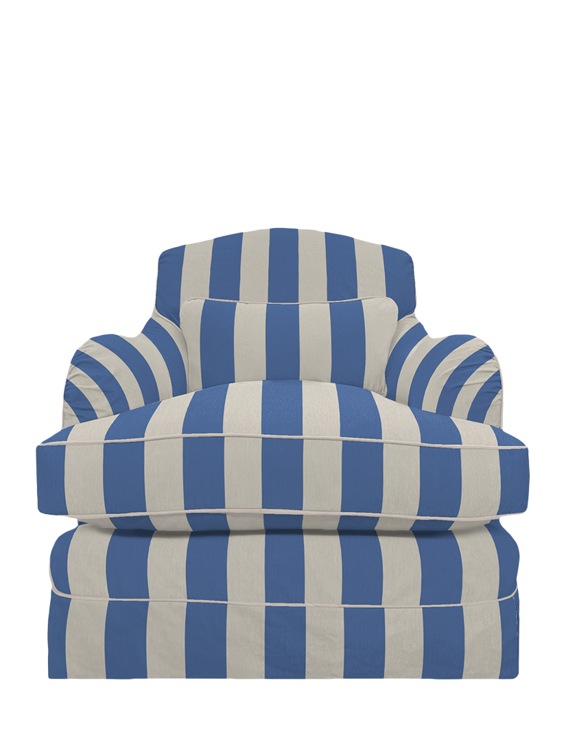 Felix Range, John Lewis x Sophie Conran Felix Armchair, Cornish Blue Stripe