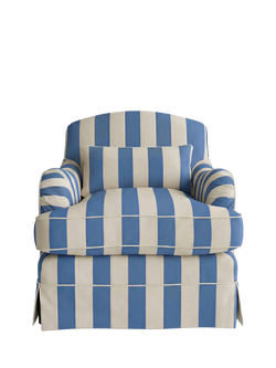 John Lewis x Sophie Conran Felix Armchair, Cornish Blue Stripe