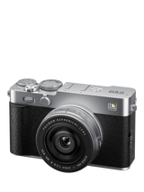 Fujifilm X-E5 Compact System Camera with XF 23mm Lens, 4K Ultra HD, 40.2MP, Wi-Fi, Bluetooth, OLED EVF, 3" LCD Tilting Touch Screen, Silver