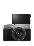 Fujifilm X-E5 Compact System Camera with XF 23mm Lens, 4K Ultra HD, 40.2MP, Wi-Fi, Bluetooth, OLED EVF, 3" LCD Tilting Touch Screen, Silver
