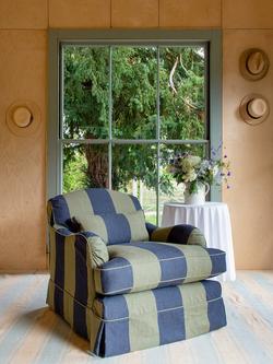 John Lewis x Sophie Conran Felix Armchair - view 2, Woodland Stripe