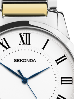 Sekonda 30248.28 Men's Beaumont Bracelet Strap Watch, Two-tone - view 2, Two-tone