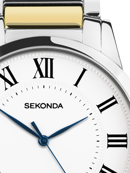 Sekonda 30248.28 Men's Beaumont Bracelet Strap Watch, Two-tone - view 2, Two-tone