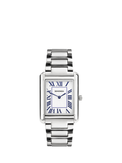 Sekonda 30272.28 Men's Clement Bracelet Strap Watch, Silver, Silver