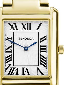 Sekonda Clement 30273.28 Men's Bracelet Strap Watch, Gold - view 2, Gold