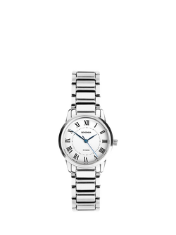 Sekonda 40680 Ladies Beaumont Bracelet Strap Watch, Silver, Silver
