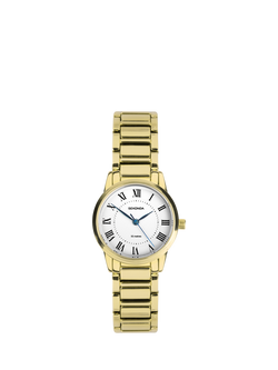 Sekonda 40681 Women's Beaumont Bracelet Strap Watch, Gold, Gold