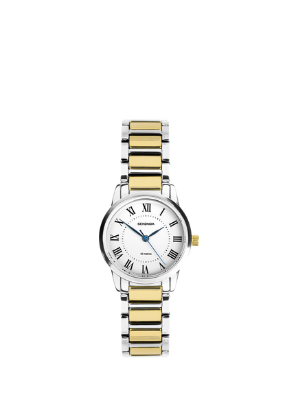 Sekonda 40682.28 Ladies Beaumont Bracelet Strap Watch, Two-tone, Two-tone