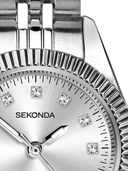 Sekonda 40689.28 Women's Francis Bracelet Strap Watch, Silver - view 2, Silver