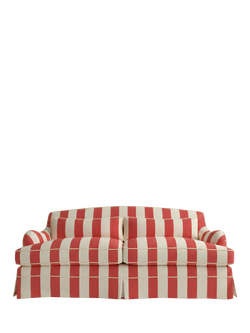 John Lewis x Sophie Conran Felix Large Sofa, Petunia Red Stripe