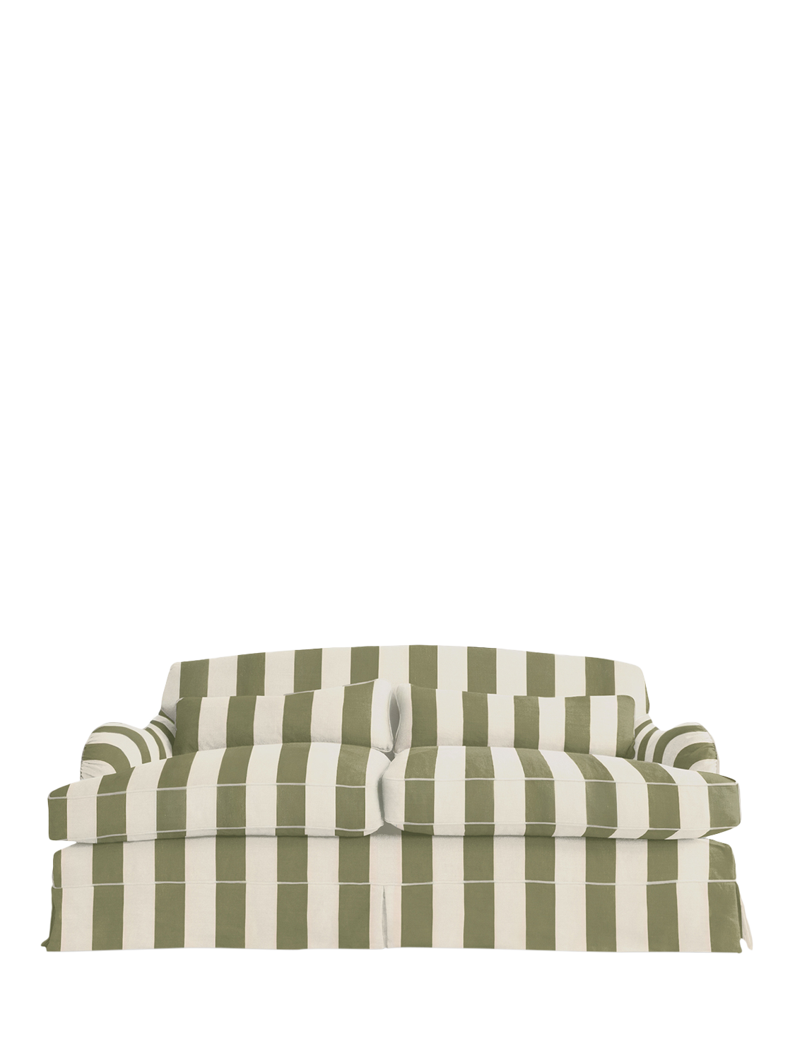 Felix Range, John Lewis x Sophie Conran Felix Medium Sofa, Spring Green Stripe