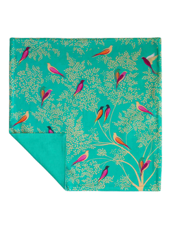 Sara Miller Chelsea Birds Cotton Napkin, Set of 2, Green - view 2, Green