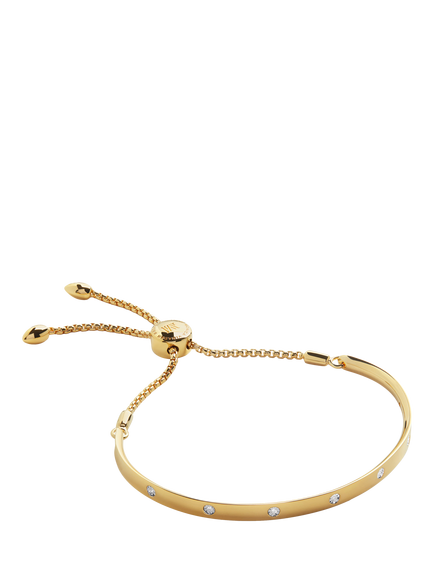 Monica Vinader Fiji Lab Grown Diamond Friendship Bracelet, Gold, Gold