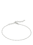 Monica Vinader Gold Station Chain Bracelet, Silver