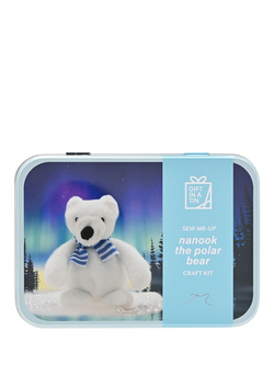 Apples to Pears Nanook the Polar Bear Sewing Craft Kit, White