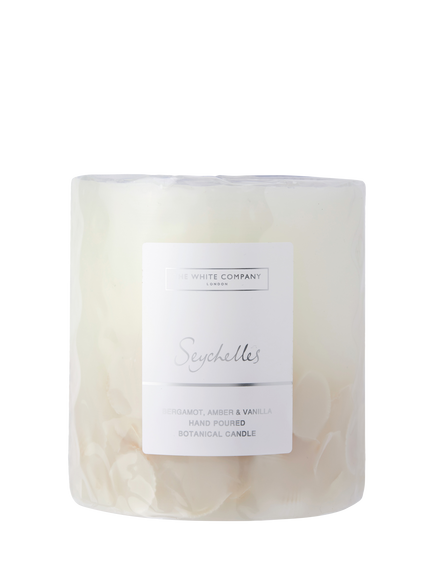 The White Company Seychelles Botanical Scented Candle, 725g, 