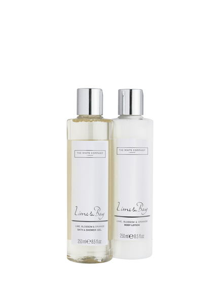 The White Company Lime & Bay Bath & Body Gift Set, 