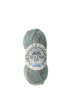 King Cole Crescendo Aran Knitting Yarn, 100g - view 2, Grey