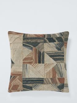 John Lewis Corded Abstract Cushion, Multi, Multi Multi