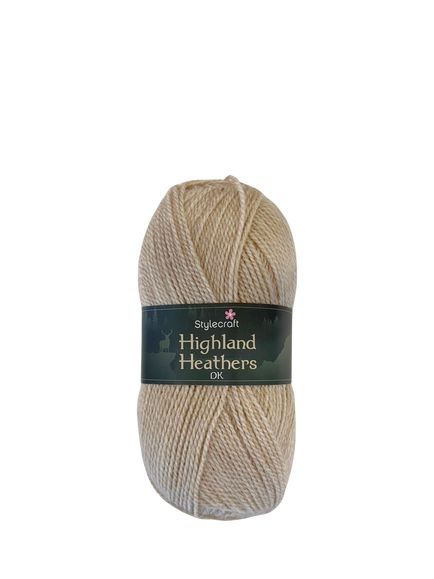 Stylecraft Highland Heathers DK Knitting Yarn, 100g, Basil