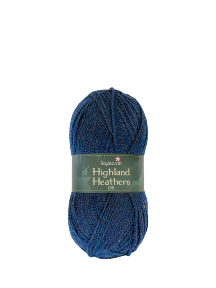 Stylecraft Highland Heathers DK Knitting Yarn, 100g, Loch