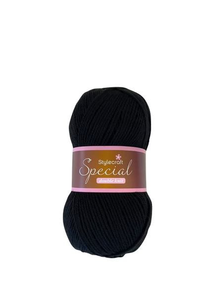 Stylecraft Special Made in Yorkshire DK Knitting Yarn, 100g, Black