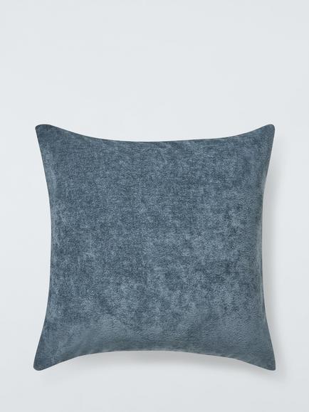 John Lewis Chenille Cushion, Blue