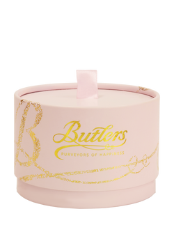 Butlers Pink Marc de Champagne Chocolate Truffles Powder Puff Box, 200g - view 2, 