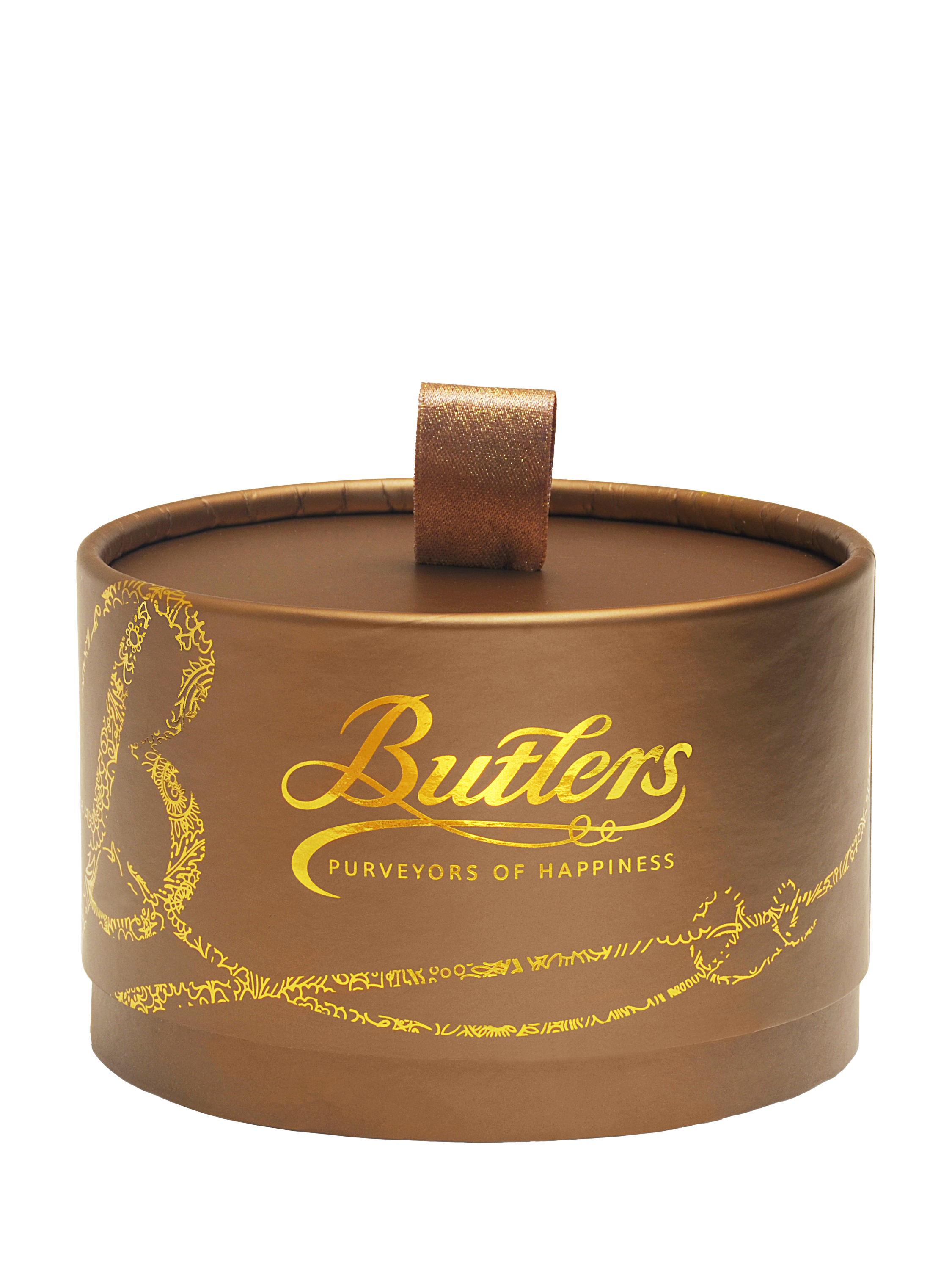 Butlers Chocolate Flake Truffles Rose Gold Powder Puff Box, 200g