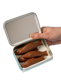 Chococo 47% Milk Chocolate Mackerel Tin, 60g - view 2, 