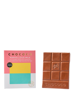 Chococo Marvellous 47% Milk Chocolate Bar, 75g, 